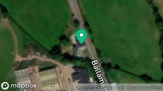 Map showing BROOKHOUSE, JURBY ROAD, SANDYGATE, RAMSEY, ISLE OF MAN, IM7 3AG