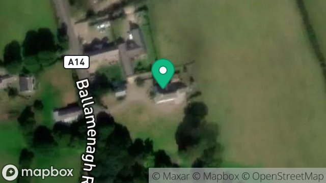Map showing BALLAMENAGH FARM, JURBY ROAD, SANDYGATE, RAMSEY, ISLE OF MAN, IM7 3AG