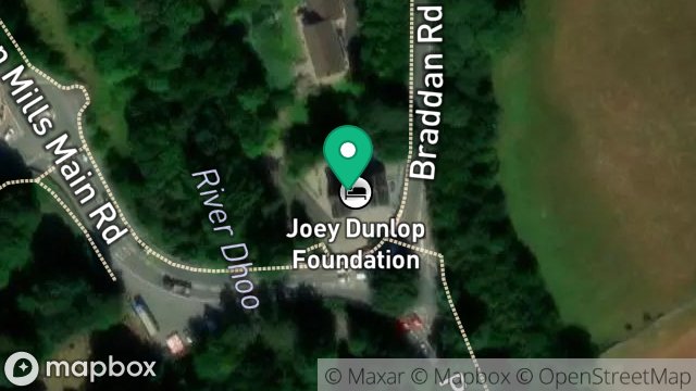 Map showing BRADDAN BRIDGE HOUSE, PEEL ROAD, BRADDAN, DOUGLAS, ISLE OF MAN, IM4 4TN