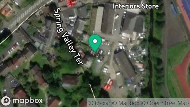 Map showing INDUSTRIAL UNIT, MILLMOUNT, DOUGLAS, ISLE OF MAN, IM2 1HF