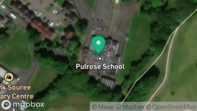 Map showing ISLE OF MAN EDUCATION, MANOR PARK SCHOOL, PULROSE ROAD, DOUGLAS, ISLE OF MAN, IM2 1AT