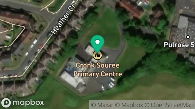 Map showing PULROSE YOUTH & COMMUNITY CENTRE, PULROSE ROAD, DOUGLAS, ISLE OF MAN, IM2 1AT