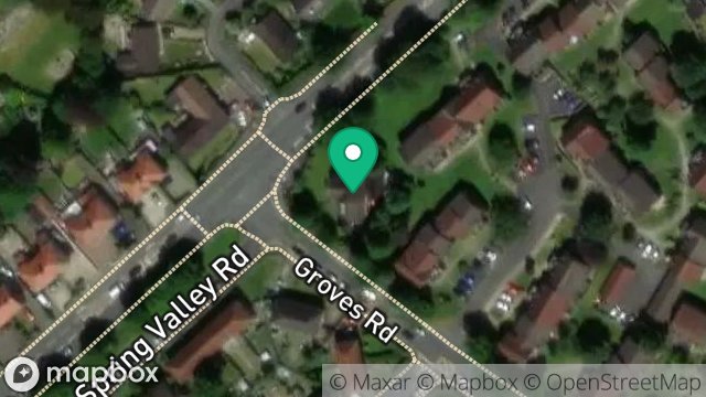 Map showing GRIANANE, GROVES ROAD, DOUGLAS, ISLE OF MAN, IM2 1JD