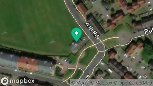 Map showing CHANGING FACILITIES, SPRINGFIELD ROAD, DOUGLAS, ISLE OF MAN, IM2 1ER