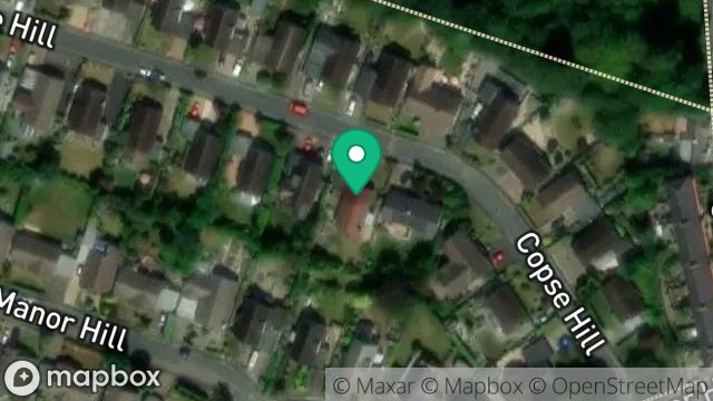 Map showing 9, COPSE HILL, DOUGLAS, ISLE OF MAN, IM2 1ND