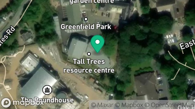 Map showing EASTCLIFFE HEALTHCARE FACILITY, LANE FROM CASTLEWARD TO BALLAMONA HOSPITAL, STRANG, DOUGLAS, ISLE OF MAN, IM4 4RJ