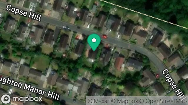 Map showing 13, COPSE HILL, DOUGLAS, ISLE OF MAN, IM2 1ND