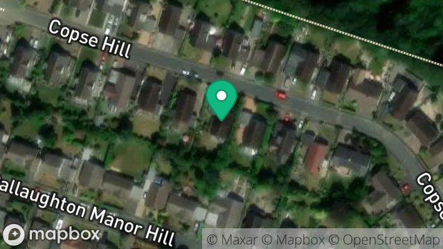 Map showing 15, COPSE HILL, DOUGLAS, ISLE OF MAN, IM2 1ND