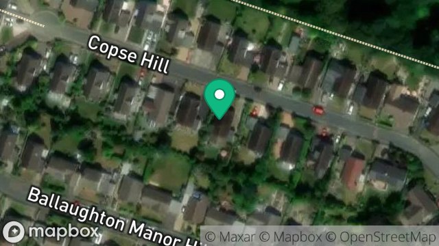 Map showing 17, COPSE HILL, DOUGLAS, ISLE OF MAN, IM2 1ND