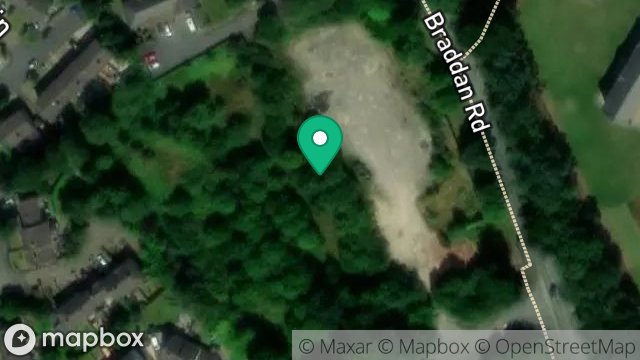 Map showing LAND AT CRONK GRIANAGH, BRADDAN ROAD, STRANG, DOUGLAS, ISLE OF MAN, IM4 4QP