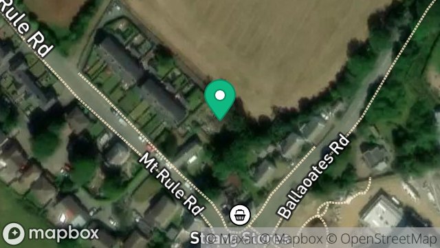 Map showing CORONATION COMMUNITY GARDEN, MOUNT RULE ROAD, STRANG, DOUGLAS, ISLE OF MAN, IM4 4TA