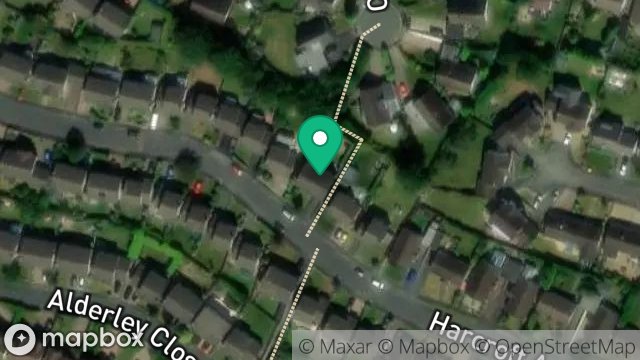 Map showing THIE GENNAL 24A, HARCROFT AVENUE, DOUGLAS, ISLE OF MAN, IM2 1PD