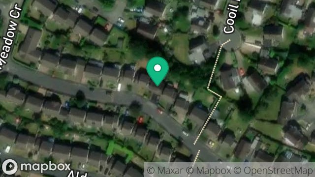Map showing 28, HARCROFT AVENUE, DOUGLAS, ISLE OF MAN, IM2 1PD
