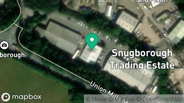 Map showing UNIT 18A, SNUGBOROUGH TRADING ESTATE, UNION MILLS, ISLE OF MAN, IM4 4LG