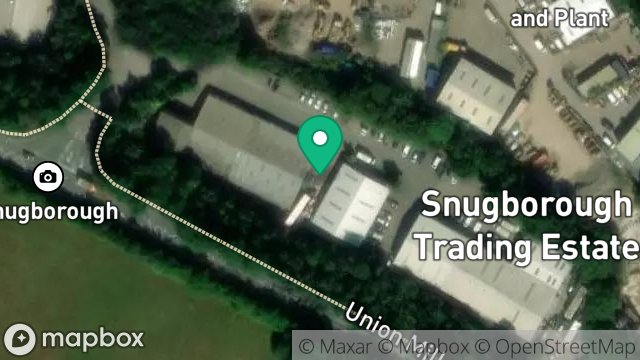 Map showing UNIT 17A, SNUGBOROUGH TRADING ESTATE, UNION MILLS, ISLE OF MAN, IM4 4LG