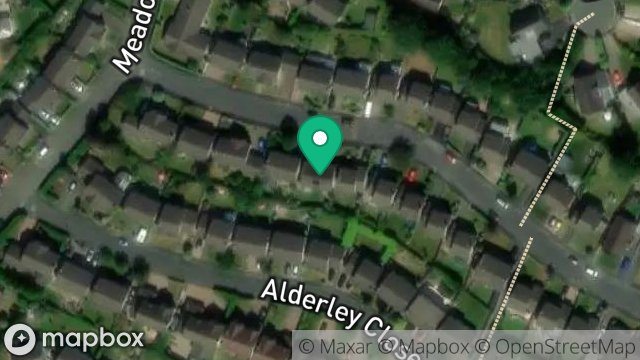 Map showing 33, HARCROFT AVENUE, DOUGLAS, ISLE OF MAN, IM2 1PE