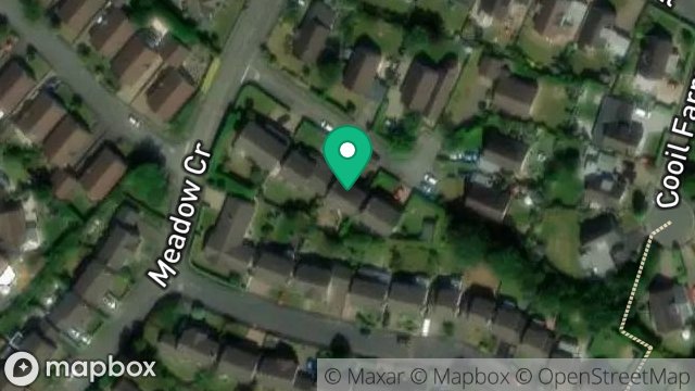 Map showing 6, HEDGEROW CLOSE, DOUGLAS, ISLE OF MAN, IM2 1NH