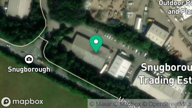 Map showing UNIT 17, SNUGBOROUGH TRADING ESTATE, UNION MILLS, ISLE OF MAN, IM4 4LG