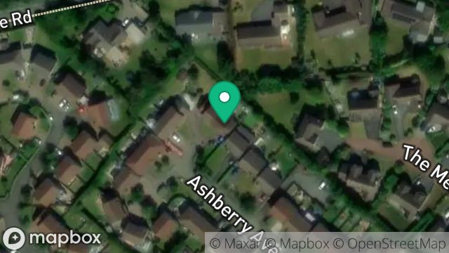 Map showing 36, ASHBERRY AVENUE, DOUGLAS, ISLE OF MAN, IM2 1PX