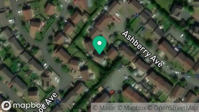 Map showing 37, ASHBERRY AVENUE, DOUGLAS, ISLE OF MAN, IM2 1PY