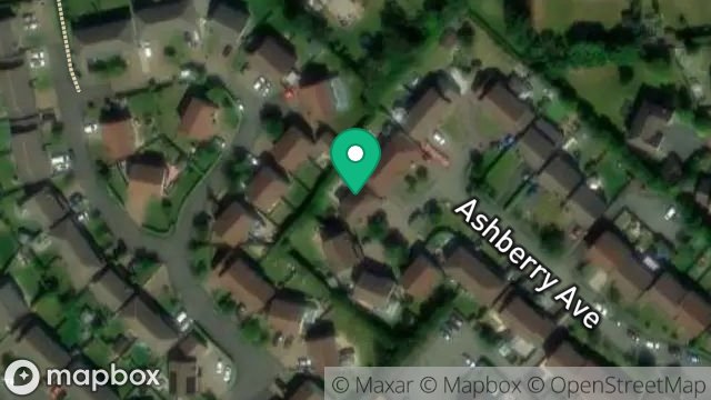 Map showing 41, ASHBERRY AVENUE, DOUGLAS, ISLE OF MAN, IM2 1PY