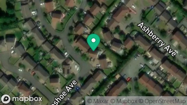 Map showing 23, HORSESHOE AVENUE, DOUGLAS, ISLE OF MAN, IM2 1QT