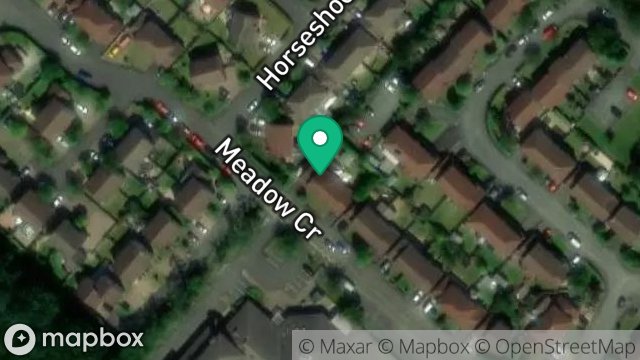 Map showing 54, MEADOW CRESCENT, DOUGLAS, ISLE OF MAN, IM2 1NL