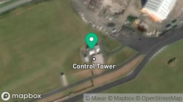 Map showing JURBY TERMINAL BUILDING, JURBY INDUSTRIAL ESTATE, JURBY, ISLE OF MAN, IM7 3BD