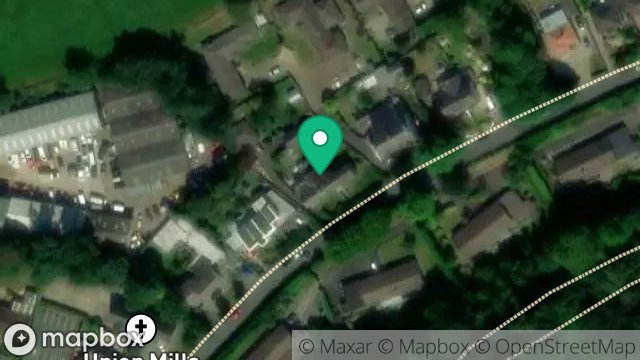 Map showing CHERRY TREE LODGE, STRANG ROAD, UNION MILLS, ISLE OF MAN, IM4 4NL