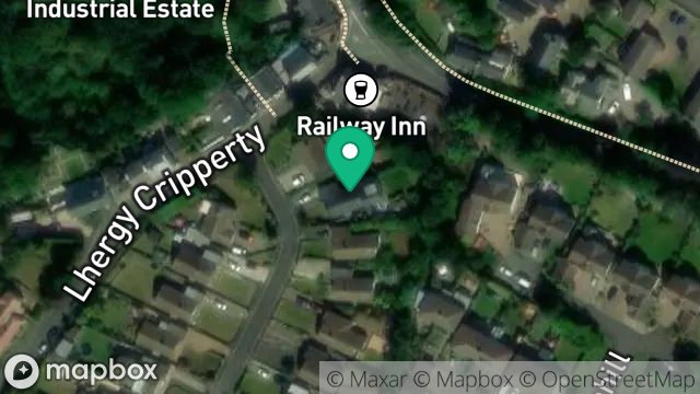 Map showing 2, CRONK DRINE, UNION MILLS, ISLE OF MAN, IM4 4NG