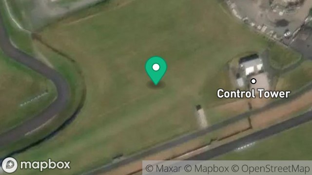 Map showing LAND ADJACENT TO CONTROL TOWER - JURBY AIRFIELD, JURBY INDUSTRIAL ESTATE, JURBY, ISLE OF MAN, IM7 3BD