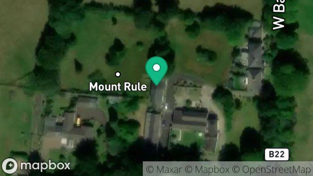 Map showing KEEILL HOUSE, WEST BALDWIN ROAD, MOUNT RULE, DOUGLAS, ISLE OF MAN, IM4 4HS
