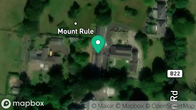 Map showing THE GARDENERS COTTAGE, WEST BALDWIN ROAD, MOUNT RULE, DOUGLAS, ISLE OF MAN, IM4 4HS