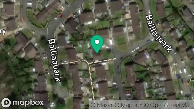 Map showing 31, BALLAQUARK, DOUGLAS, ISLE OF MAN, IM2 2EZ