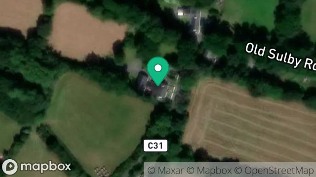 Map showing CROIT NY GURRIN (GELLING), THE CURRAGH, BALLAUGH, ISLE OF MAN, IM7 5BJ