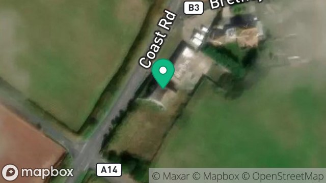 Map showing PALM COURT, COAST ROAD, JURBY, ISLE OF MAN, IM7 3ET