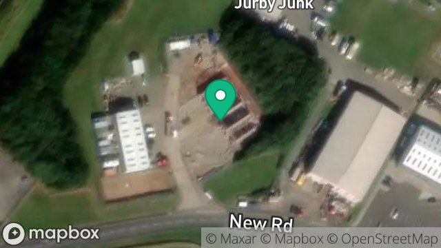 Map showing UNIT 9, THE PADDOCKS, JURBY INDUSTRIAL ESTATE, JURBY, ISLE OF MAN, IM7 3BD