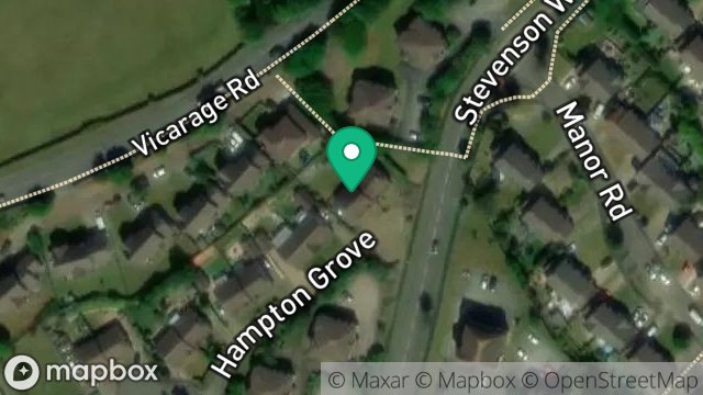 Map showing 18, HAMPTON GROVE, DOUGLAS, ISLE OF MAN, IM2 2NQ