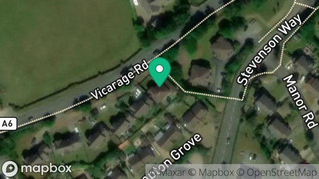 Map showing 1, ROSEBANK, DOUGLAS, ISLE OF MAN, IM2 2QW