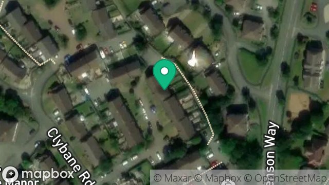 Map showing 17, WALLBERRY MEWS, DOUGLAS, ISLE OF MAN, IM2 2NE
