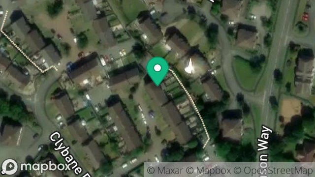 Map showing 15, WALLBERRY MEWS, DOUGLAS, ISLE OF MAN, IM2 2NE