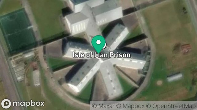 Map showing H M PRISON /ISLE OF MAN, JURBY, ISLE OF MAN, IM7 3JP