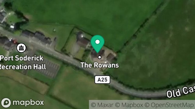 Map showing ROWANS, QUINES HILL, PORT SODERICK, ISLE OF MAN, IM4 1AU