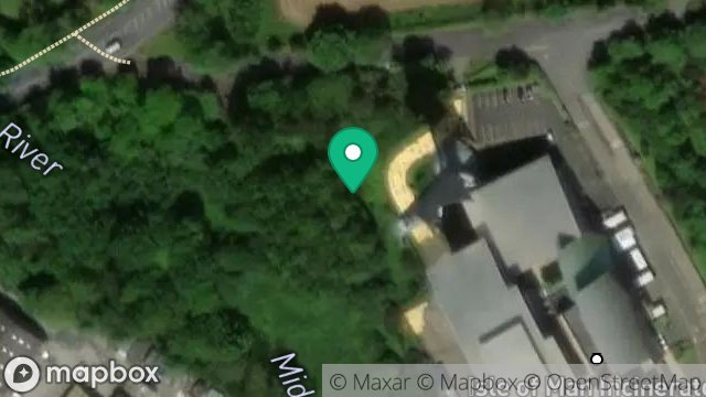 Map showing PULVERISATION PLANT, RICHMOND HILL, DOUGLAS, ISLE OF MAN, IM4 1JH