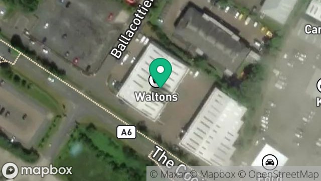 Map showing UNIT 6 COOIL SMITHY, ISLE OF MAN BUSINESS PARK, DOUGLAS, ISLE OF MAN, IM2 2QA