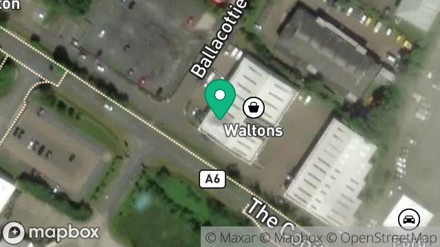 Map showing UNIT 4 COOIL SMITHY, ISLE OF MAN BUSINESS PARK, DOUGLAS, ISLE OF MAN, IM2 2QA