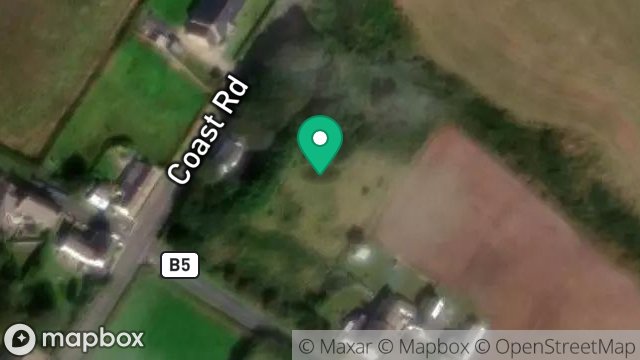 Map showing LAND ADJACENT TO JURBY WEST CROSSROADS, POSTAL LOCALITY, JURBY WEST, ISLE OF MAN, IM7 3AY