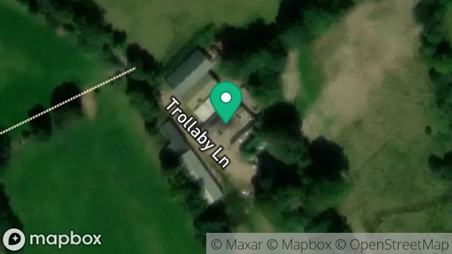 Map showing TROLLABY FARM, TROLLABY LANE, UNION MILLS, ISLE OF MAN, IM4 4AW