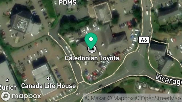 Map showing BESPOKE VEHICLE SALES LTD, BESPOKE SHOWROOM, ISLE OF MAN BUSINESS PARK, DOUGLAS, ISLE OF MAN, IM2 2QZ