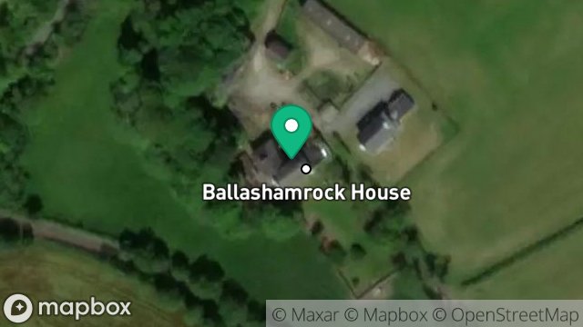 Map showing BALLASHAMROCK HOUSE, PORT SODERICK GLEN, PORT SODERICK, ISLE OF MAN, IM4 1BE